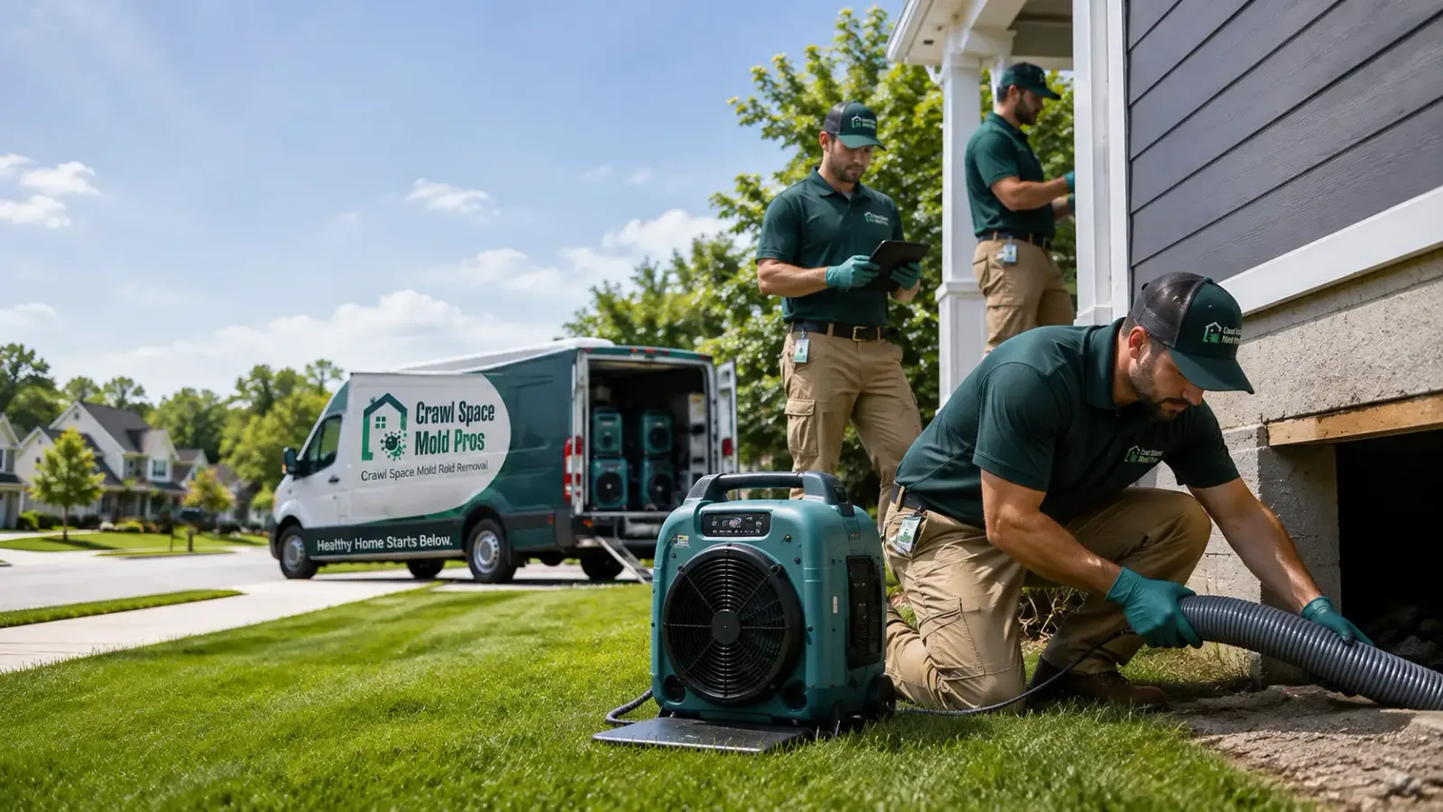 Crawl Space Mold Removal in Elgin, MN